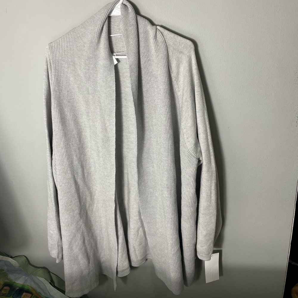 Nwt open ribbed cardigan